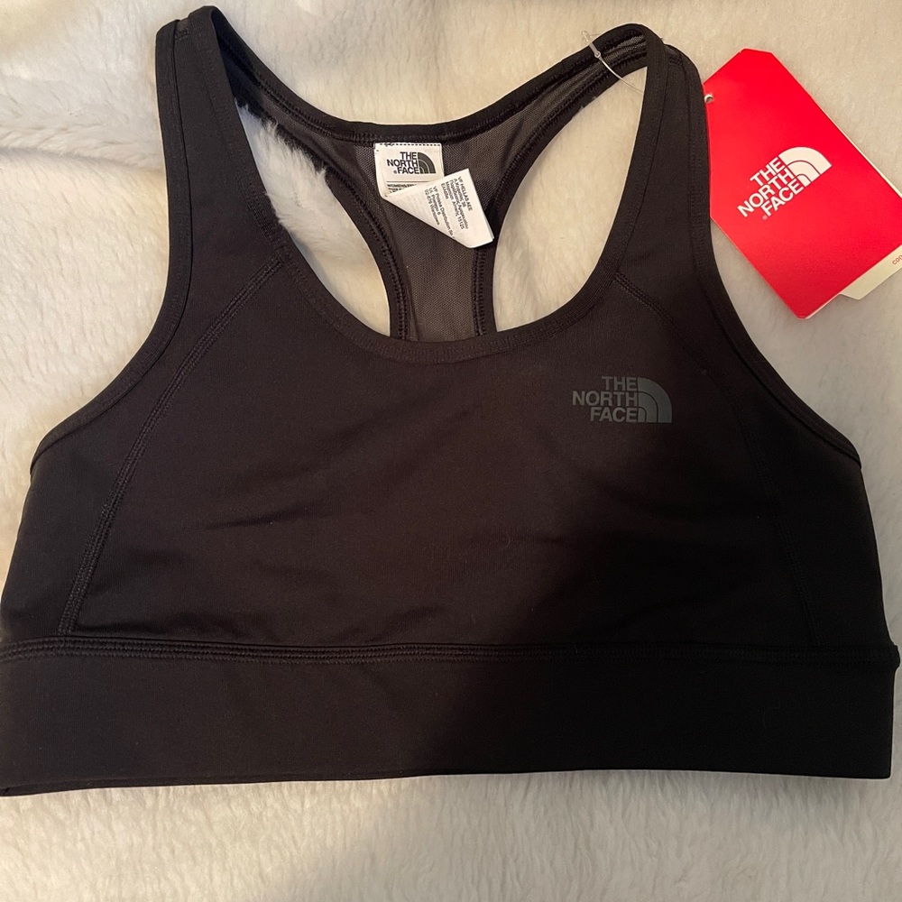 The Northface black sports bra